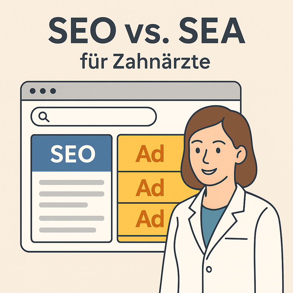SEO vs. SEA für Zahnärzte – was ist besser?